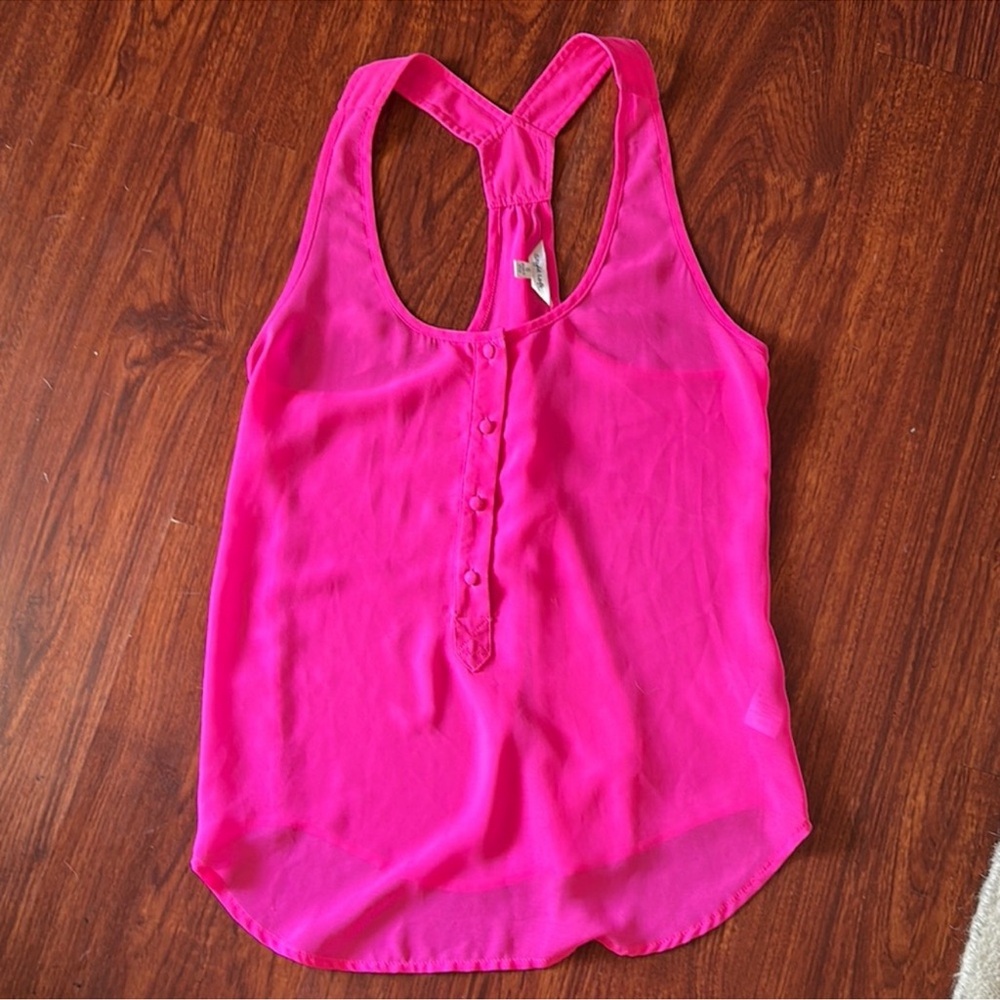 Women's Pink Sleeveless Top